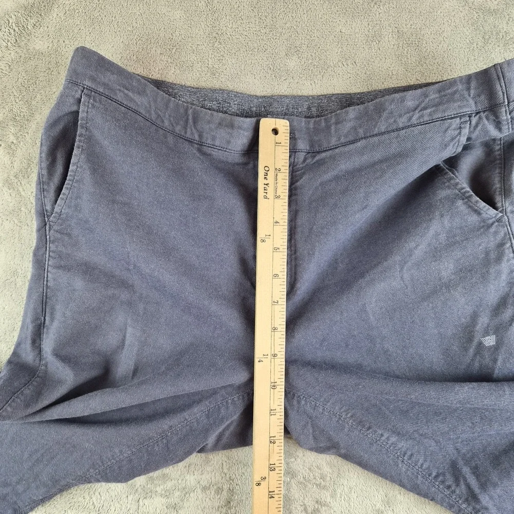 Mack Weldon Jogger Mens Pants Large Blue Stretch Elastic Waist Hem Drawstring